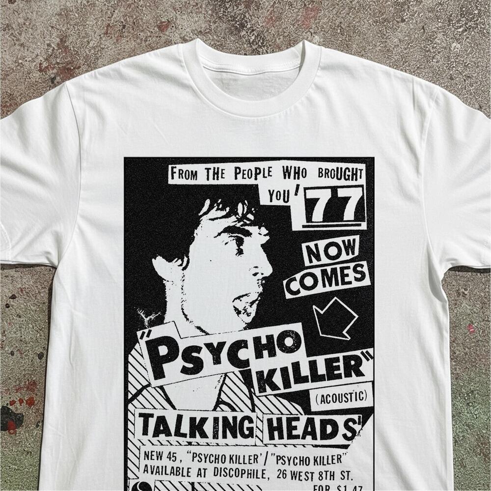 Talking Heads Shirt David Byrne Big Suit Stop Making Sense Tee - Picture 1 of 4